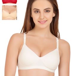 Tweens Pack of 3 Medium-Coverage T-Shirt Bras 1313-image-44