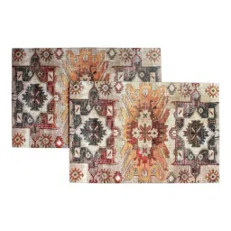 Karo Bokara Multicolour Wooden Placemats - Set of 6-8