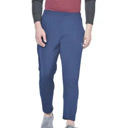 Chkokko Navy Regular Fit Sports Trackpants-image-21
