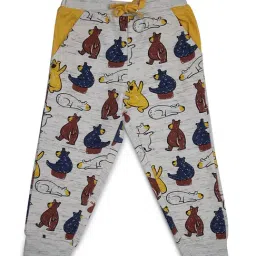 Lazy Shark Kids Grey Printed  Joggers-image-72