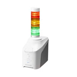 PATLITE Network Signal Tower with Voice Annunciator, NHV6-3DP-RYG-40