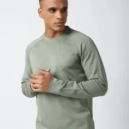Van Heusen Grey Regular Fit Sweatshirts-picture-1