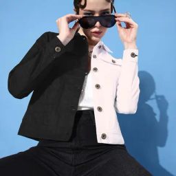 Style Quotient Multicolor Color Block Jacket-18