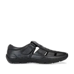 Shences Men's Black Fisherman Sandals-picture-25