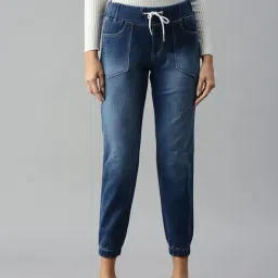 SHOWOFF Jogger Clean Look Blue Jeans-image-37