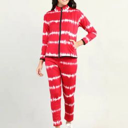 Chkokko Red Tie & Dye Tracksuit-image-37
