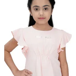 Tiny Girl Light Pink Printed Top-image-79