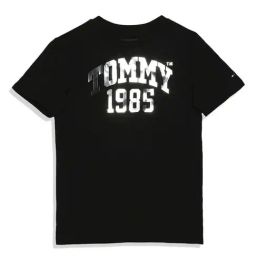 Tommy Hilfiger Kids Black Printed Regular Fit T-Shirt-picture-44