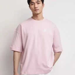Rare Rabbit Pink Oversized Graphic T-Shirt-picture-5