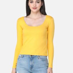 Scorpius Yellow Regular Fit Top-image-10
