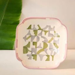 Gyamati Hand Painted Ceramic Shaped Platter-picture-3