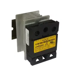 Unison Solid State Relay Analog AC 50 Amp 230 to 440 VAC Output Voltage, UNI 901 PHT 24 50 420 AL5-34