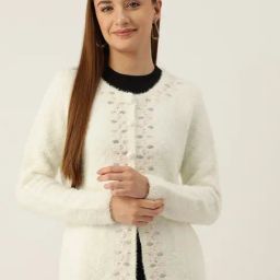 Apsley Off White Embroidered Cardigan-image-92