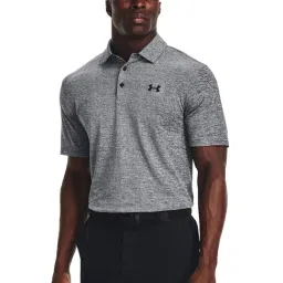 UNDER ARMOUR Black Regular Fit Solid Polo T-Shirt-picture-13