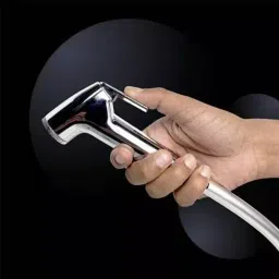 D&B BATHWARE ABS Chrome Finish Health Faucet with 1 m Hose and Holder, DB-TLTHF6612 image 5
