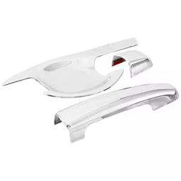 Auto Pearl Chrome Handle Bowl Insert Trim Cover Compatible For Maruti Suzuki Swift (Set of 4)-picture-13