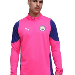 Puma Pink Manchester City 25/26 Away Slim Fit Football Tee-image-130