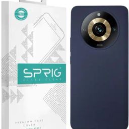 Sprig Liquid Silicone Back Cover for Realme Narzo 60 Pro 5G (Blue)-image-87
