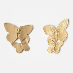 Sohi Gold Plated Designer Drop Earrings image 4