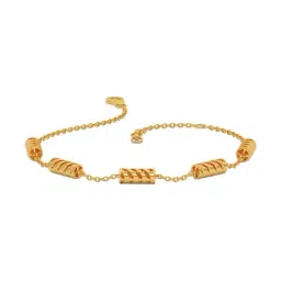 Candere by Kalyan Jewellers BIS Hallmark 18k (750) Pure Yellow Gold Bracelet for Women-picture-29