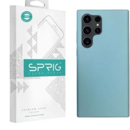 Sprig Liquid Silicone Back Cover for SAMSUNG Galaxy S23 Ultra 5G (Green)-image-91