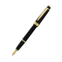 Cross BAILEY Gold Plated Light Black Fountain Pen (Black), AT0746-9MF-image-67