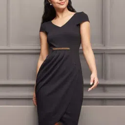 Miss Chase Black Casual Dress-picture-22