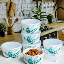Cello White Opalware Storage Containers With Lid (140ml) - Set of 12-image-10
