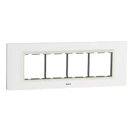 Golek Flicker Modular Plate With Led Silver Border Color Horizontal 8 Modular, 6726 (Pack of 10)-picture-31