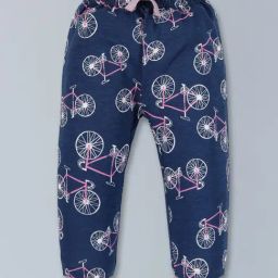3PIN Boys Navy Cotton Printed Joggers-image-64