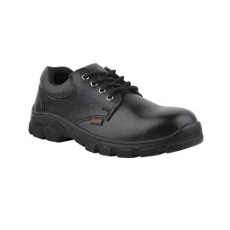 Fuel Steel Toe Safety Shoes High Ankle Single Density PU Sole Black, Spear DD Size UK 6-13