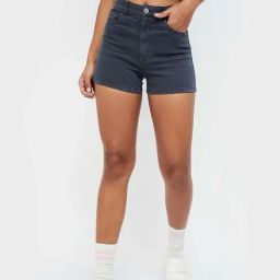 Ginger by Lifestyle Grey Cotton Shorts-image-31