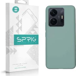 Sprig Liquid Silicone Back Cover for IQOO Z6 Pro 5G (Green)-image-82