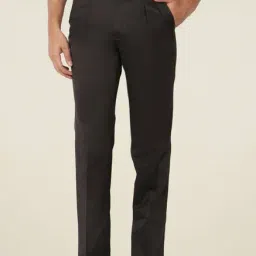 Van Heusen Graphite Regular Fit Mid Rise Trousers-picture-30