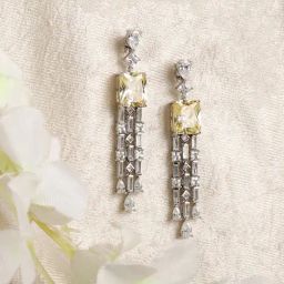 The Real Effect London 800 Sterling Silver Drop Earrings for Women-image-33