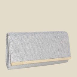 Lino Perros Silver Textured Clutch-picture-25