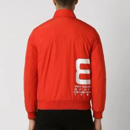 Van Heusen Red Regular Fit Printed Jacket image 2