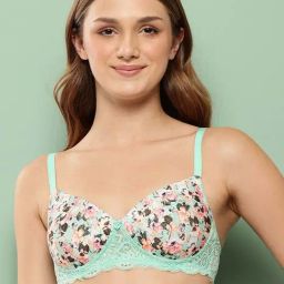 Leading Lady Sea Green Printed Bra-picture-12