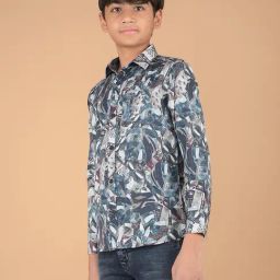 Crimsoune Club Boys Multi Printed Shirt-image-53