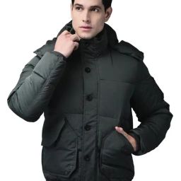 Woodland Olive Regular Fit Jacket-picture-13