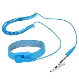 SCHOFIC ESD Antitatic Safe Discharge Wrist Strap Band Blue (Pack of 20)-33