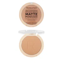 Makeup Revolution London Super Matte Pressed Powder- 6 g- Warm Beige-23
