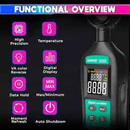amiciSense Digital Luxmeter with 0.5 Sec Response Time with 4-Digit Digital Display image 2
