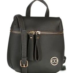 Gio Collection Dark Grey Solid Sling Bag-image-54