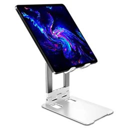 GRIPP Trivot Universal Aluminium Multi-Angle Adjustable Table Top Mobile/Tablet Holder Stand, White-14