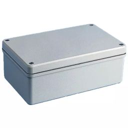 RS PRO Grey Die Cast Aluminium Enclosure, IP66, Grey Lid, 166 x 166 x 60 mm Model No 2433698-image-49