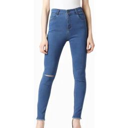 Miss Chase Blue Distressed Jeans-image-50