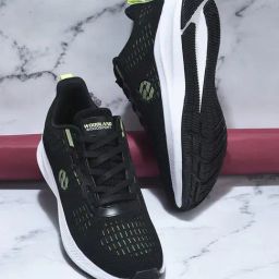 Woodland Men's Black Running Shoes-picture-45