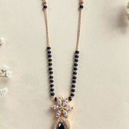 Anouk Gold-Plated Artificial Stones and Beads Mangalsutra-image-15