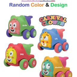 ADKD Friction Powered Carnival Clowns Candy Vehicles Toys Pack of 2 (Random Color & Design)-picture-21